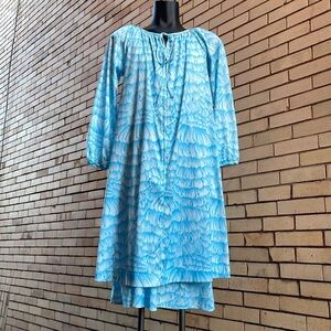 Vintage 60’s 70’s Travel-Lite Saks Fifth Avenue 2pc dress housecoat Size Large